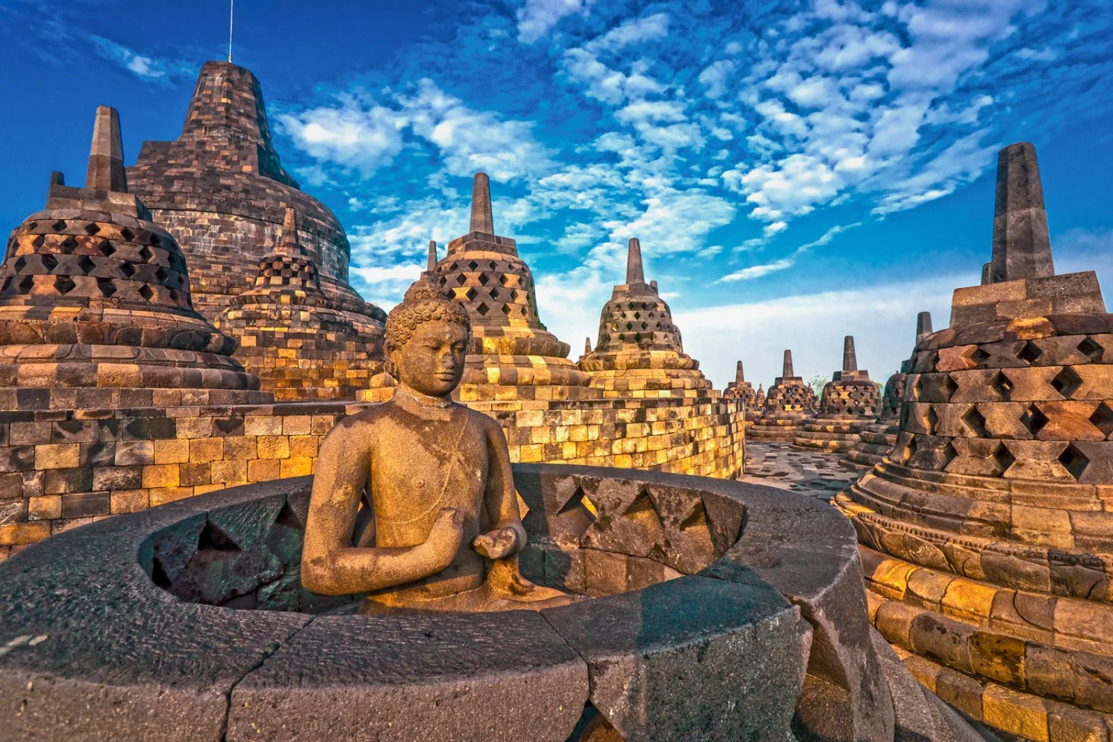 Yogyakarta Panorama - Isola Di Giava, Yogyakarta, Tempio Borobudur