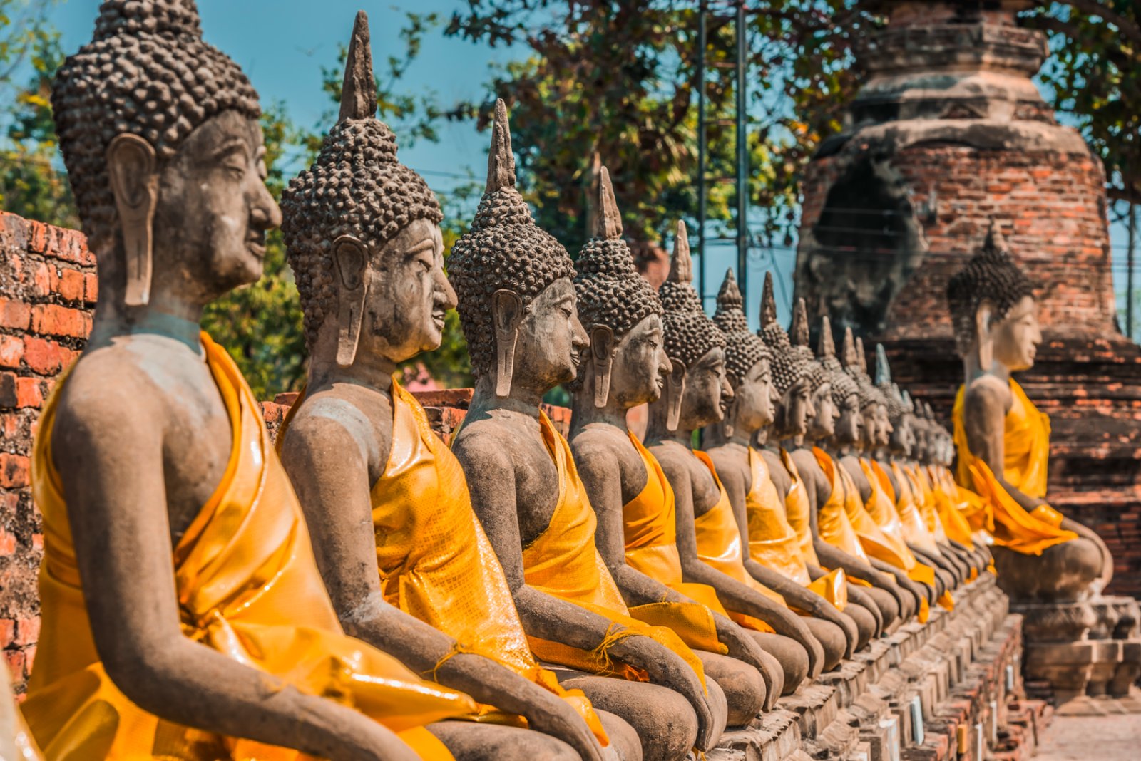 Sawasadee E Phuket - Bangkok, Wat Yai Chaimongkol Ayutthaya