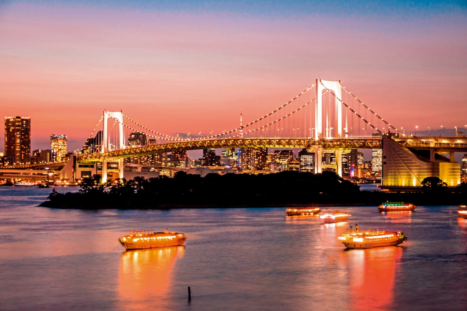 Giappone Tradizionale E Maldive - Rainbow Bridge, Daiba, Tokyo