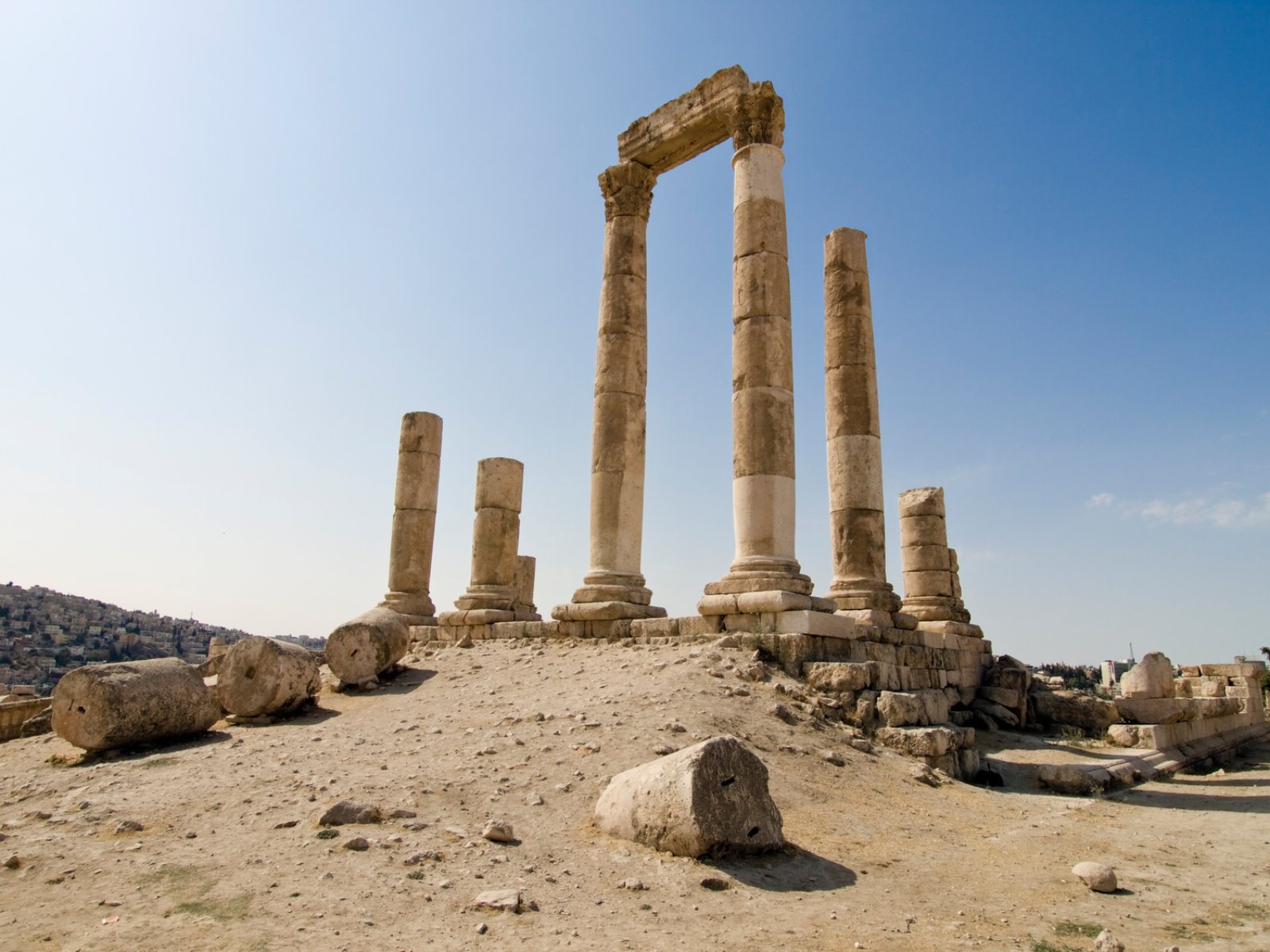 Rosa Del Deserto - Amman, Cittadella, Tempio Di Hercules