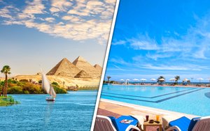 Bravo Croisière Egypte Du Nil à la Mer Rouge, Le Caire + Extension Mer Rouge 6nts Bravo Hôtel 5* Tout compris - Visites incluses - Départs garantis