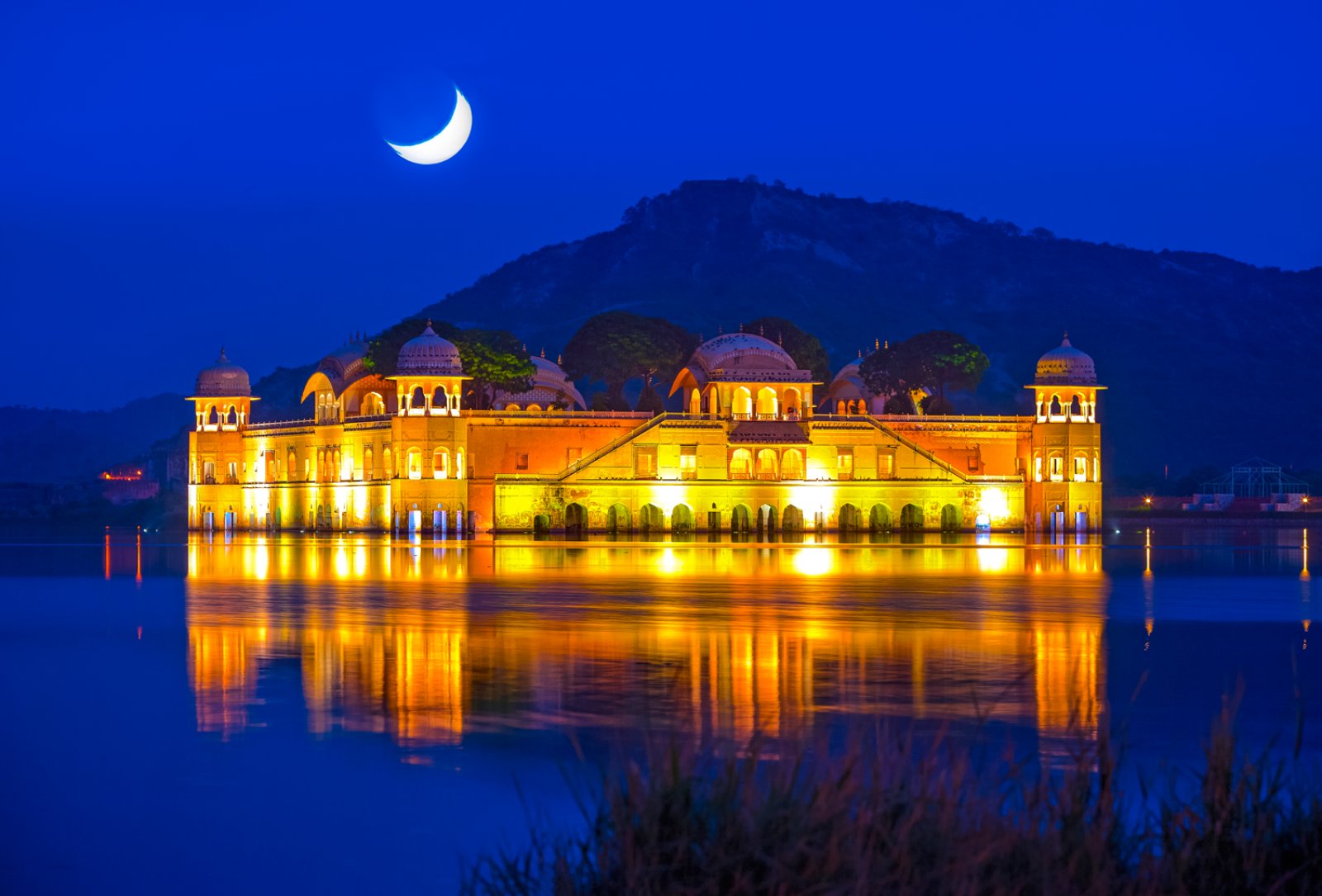 Voyager Sari - India, Jaipur, Jal Mahal