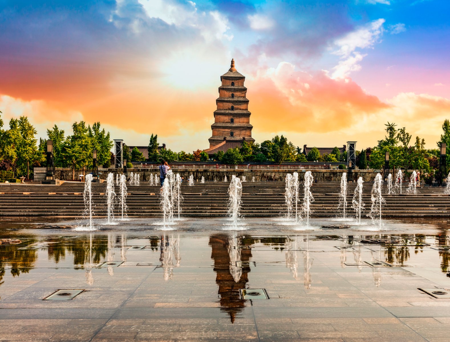 Magic China - Xian, Pagoda Dell'Oca Selvatica Gigante