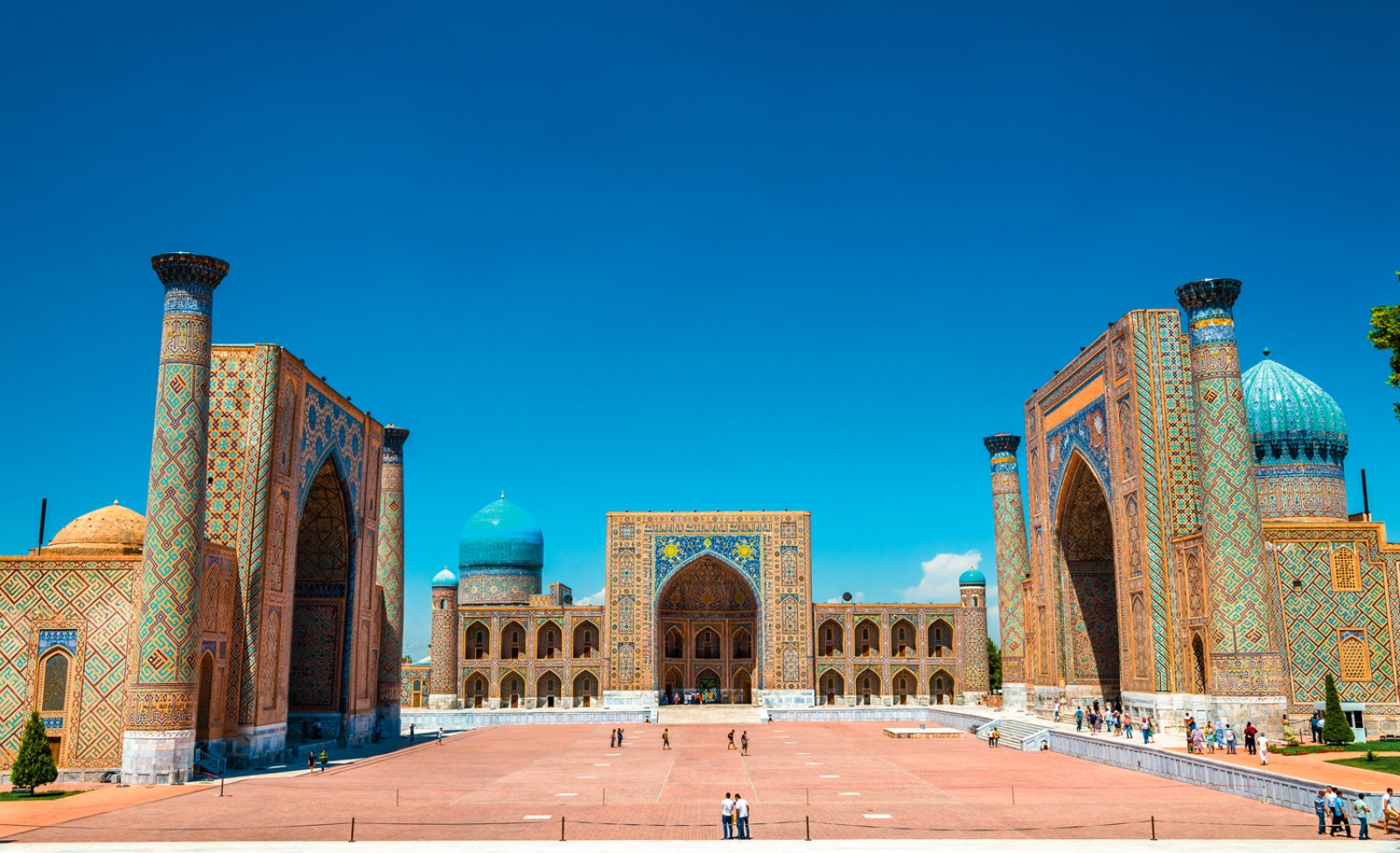 Intour Terra Di Tamerlano E Valle Di Fergana - Piazza Registan - Samarcanda