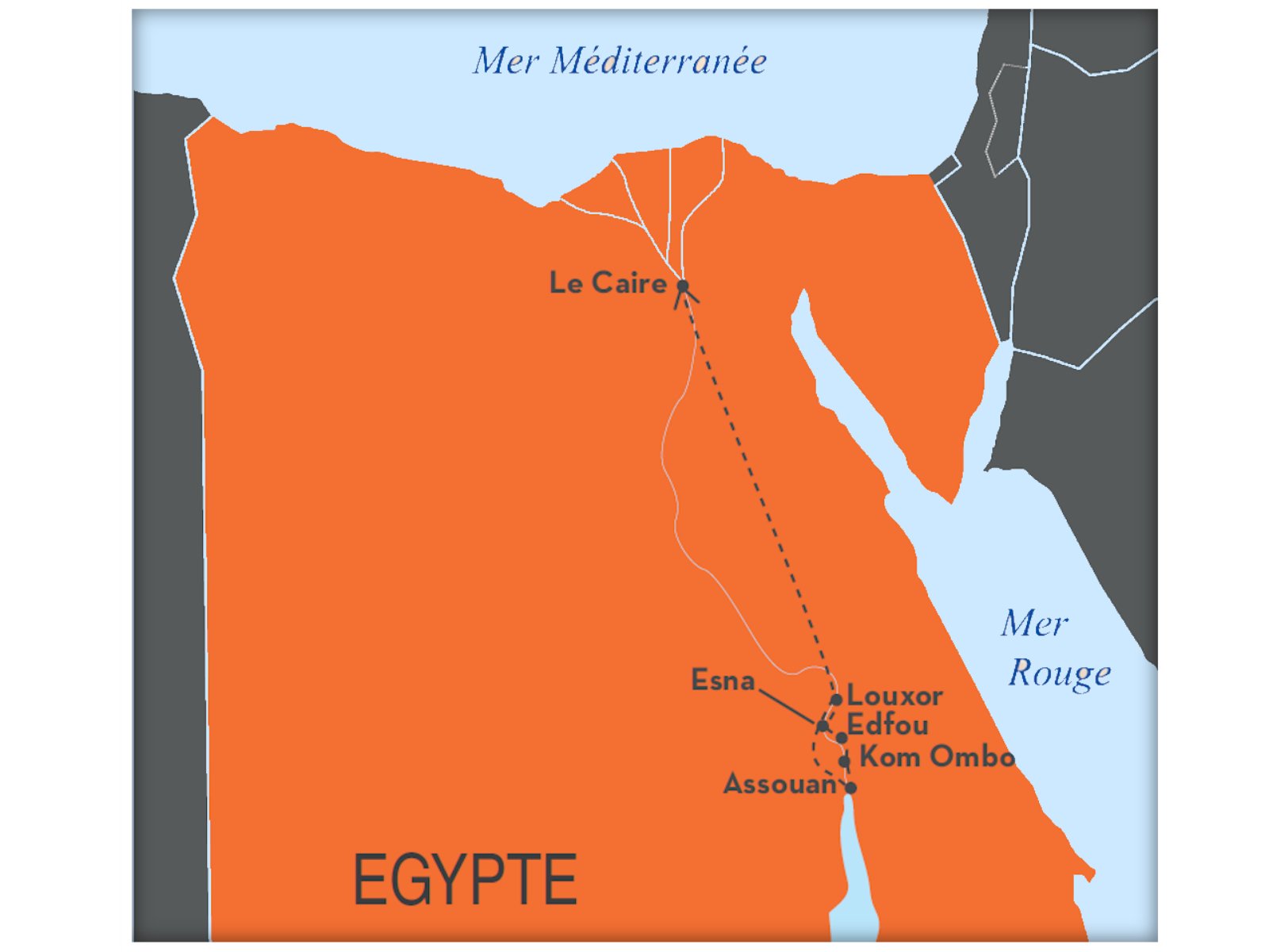 Egypte - Le Caire - Louxor et la vallée du Nil - Croisière Egypte Voile sur le Nil en Dahabeya et Le Caire - Visites incluses - Départs garantis