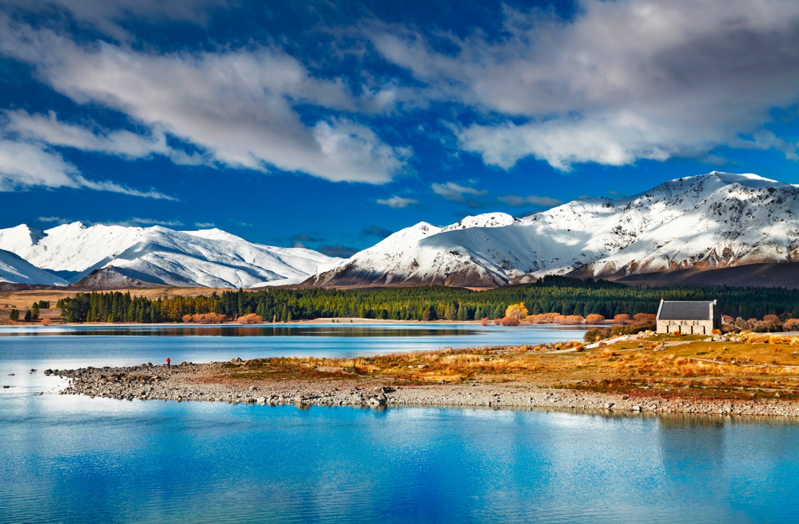 Geyser E Lagune - Lake Tekapo