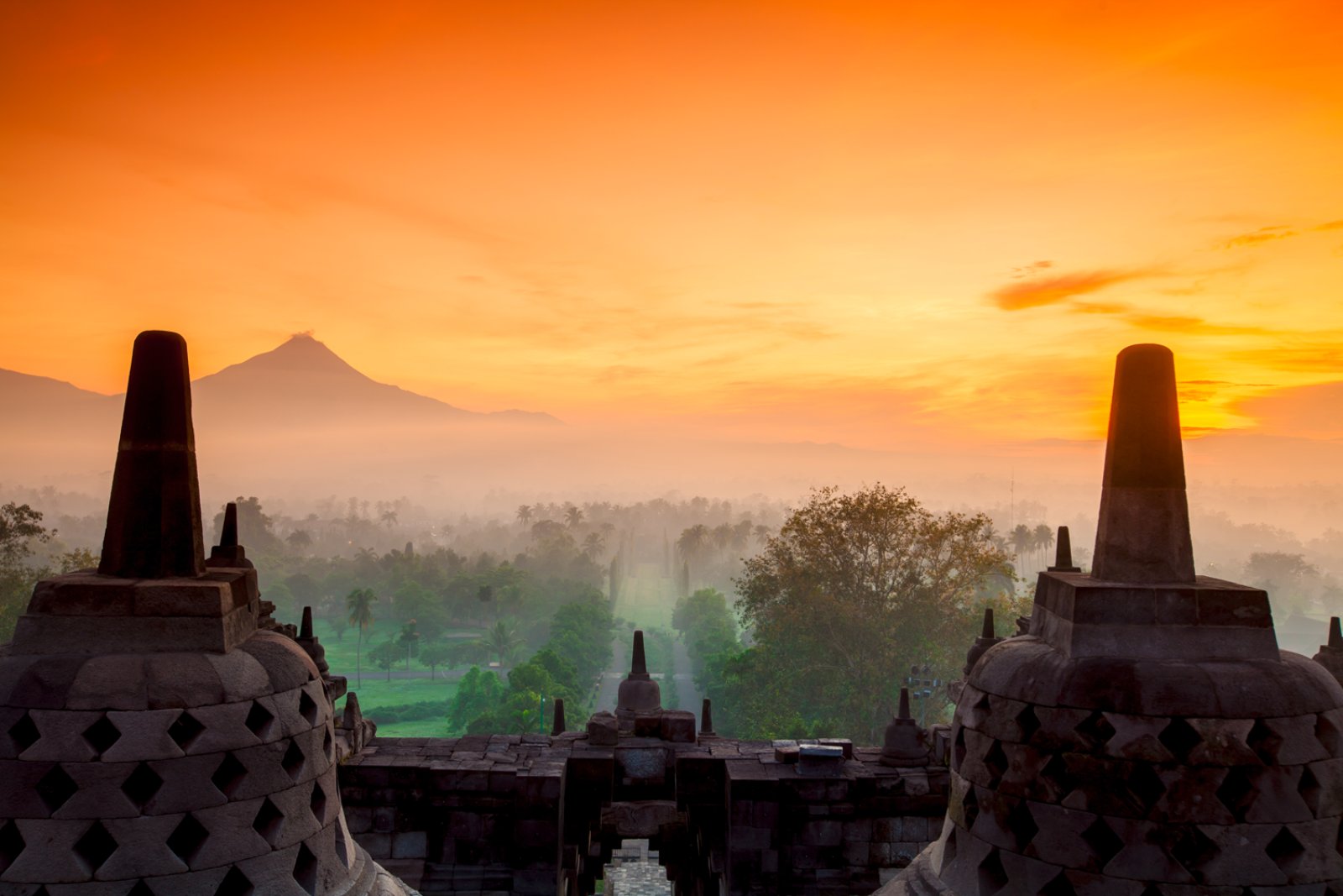 I Vulcani Di Java - Isola Di Giava, Yogyakarta, Tempio Borobudur