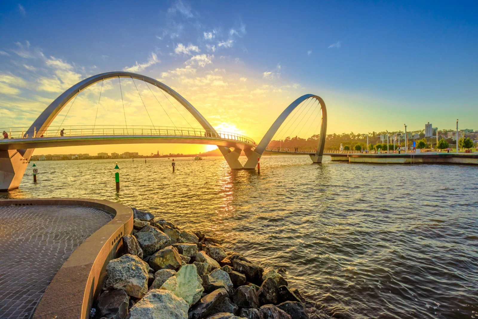 Australia In Inverno - Perth, Ponte Elizabeth Quay