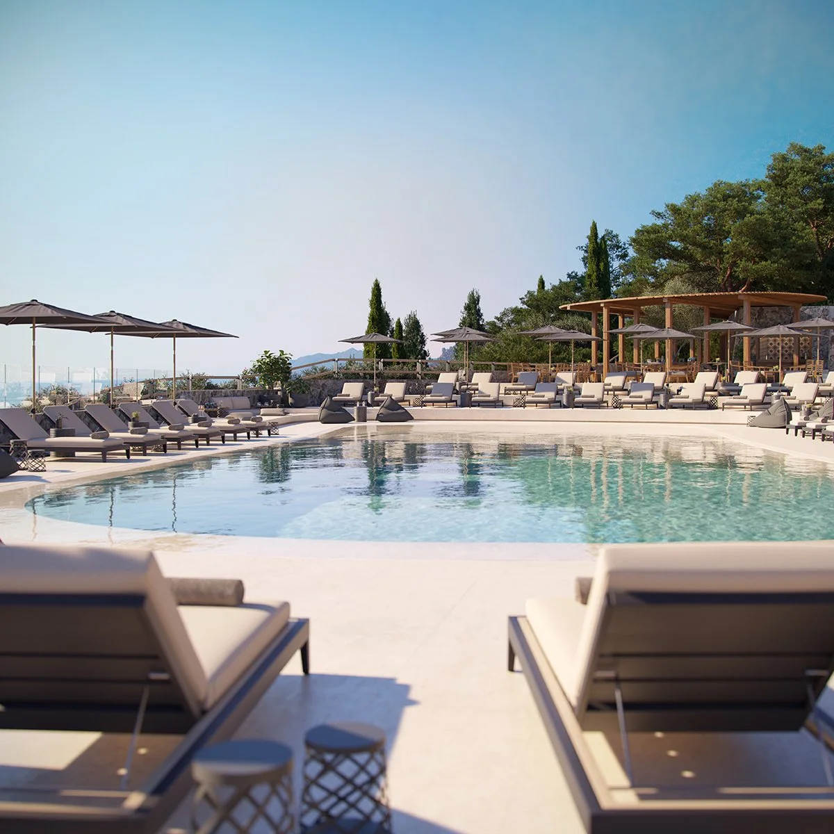 Searesort Alkyna Lifestyle Beach Resort - Piscina Principale - Rendering