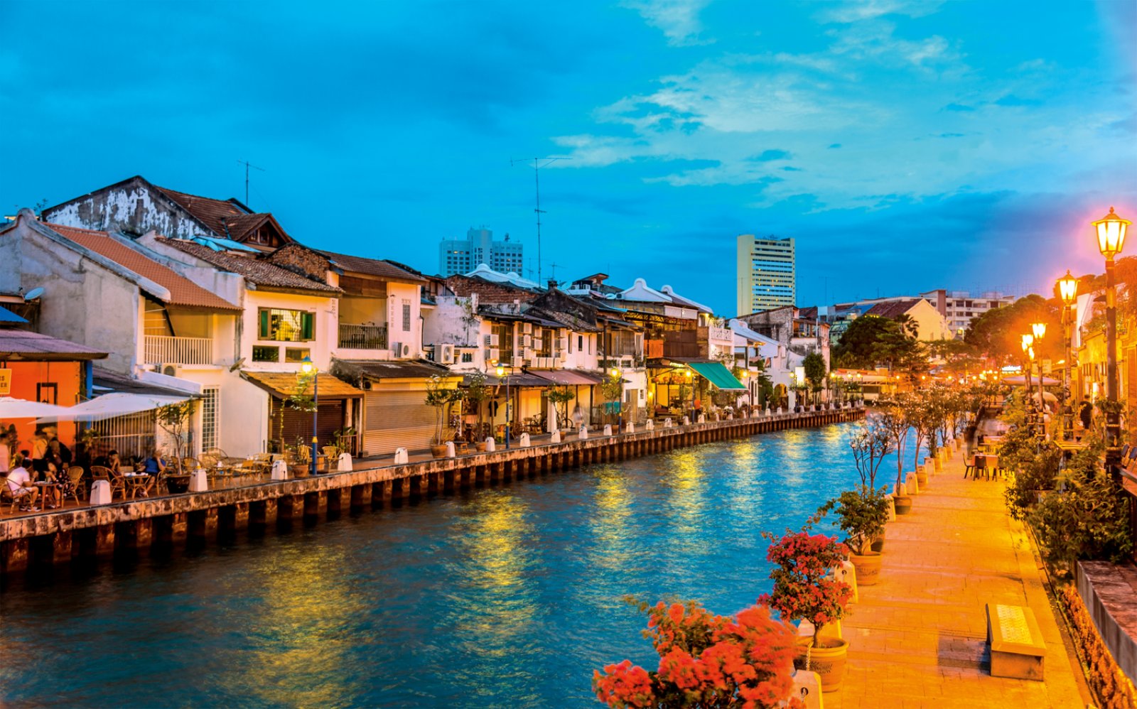 Meraviglie Della Malesia - Malaysia, Malacca, Malacca River