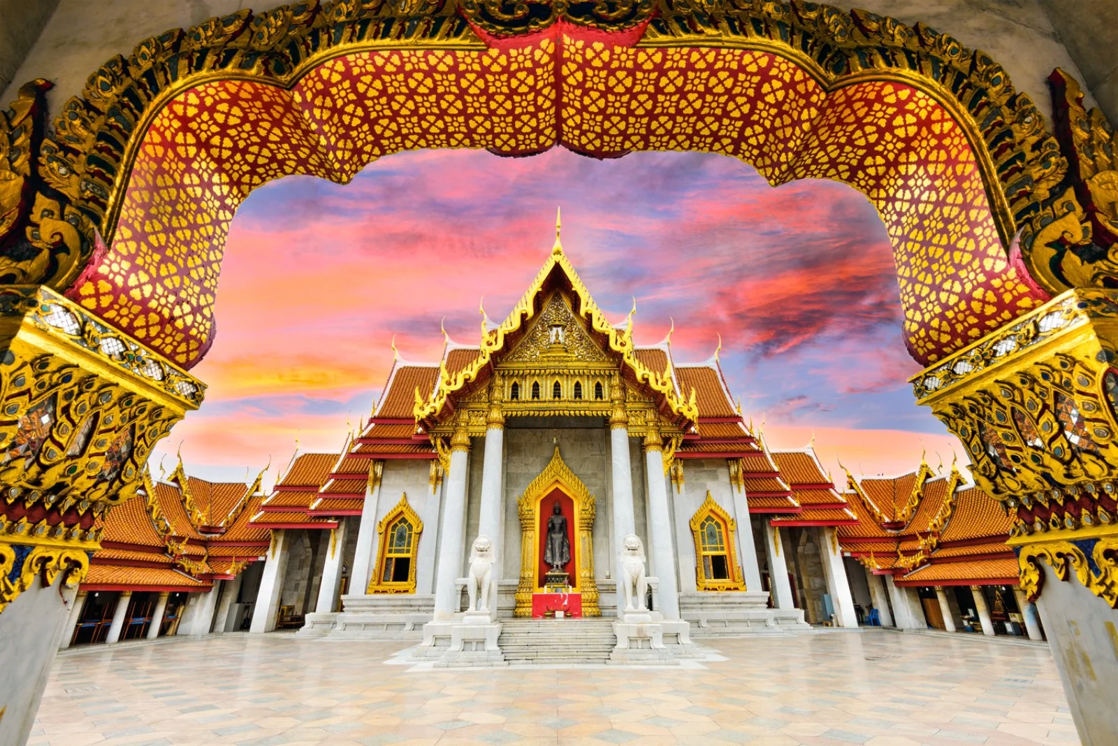 Bangkok E I Templi Di Angkor - Bangkok Il Tempio Di Marmo