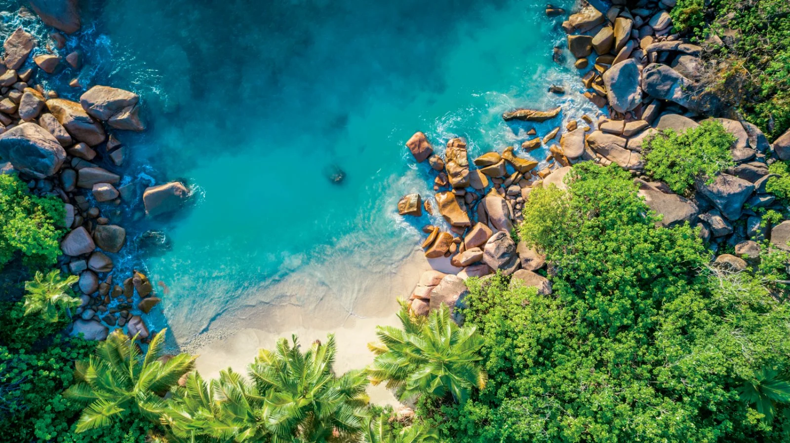Seychelles, Shark beach