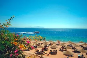 Vista panoramica dalla spiaggia