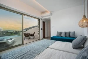 Superior suite vista mare laterale con piscina privata