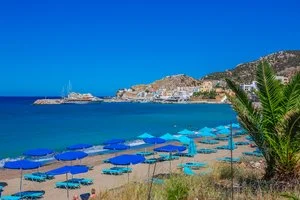 La spiaggia di Pigadia