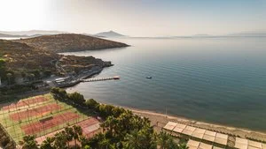 Campi da tennis vista mare