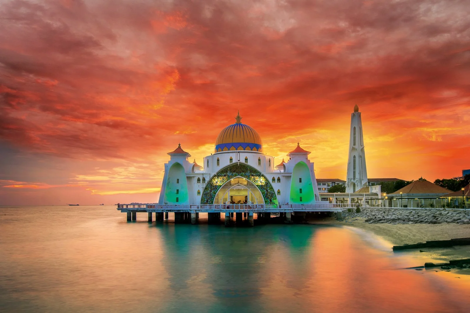 Malacca, moschea Malacca Straits