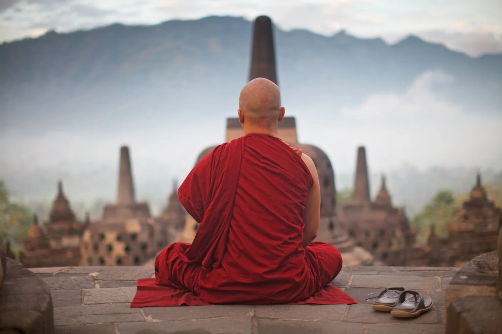 Yogyakarta Panorama - Yogyakarta, Tempio Borobudur