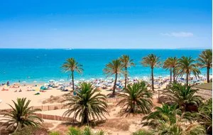 La spiaggia di Playa d'en Bossa