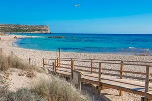 La spiaggia di Son Bou