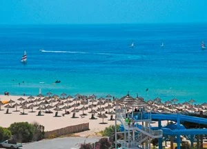 Spiaggia panoramica mare