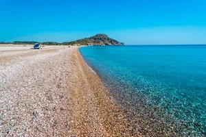 La spiaggia di Afandou