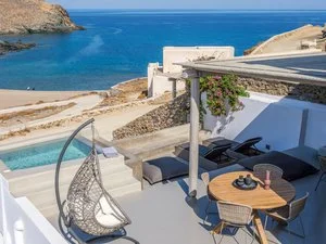 residence vista mare con piscina privata o jacuzzi