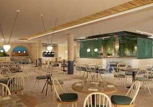Ristorante a buffet - rendering