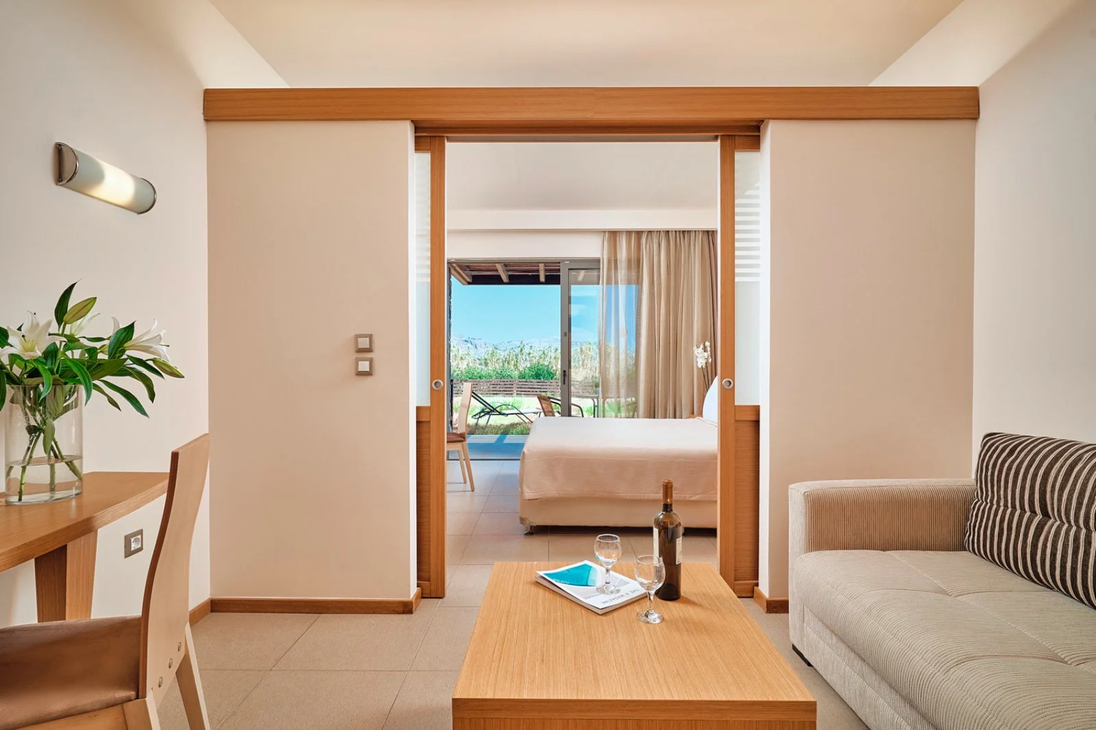 Family room vista giardino
